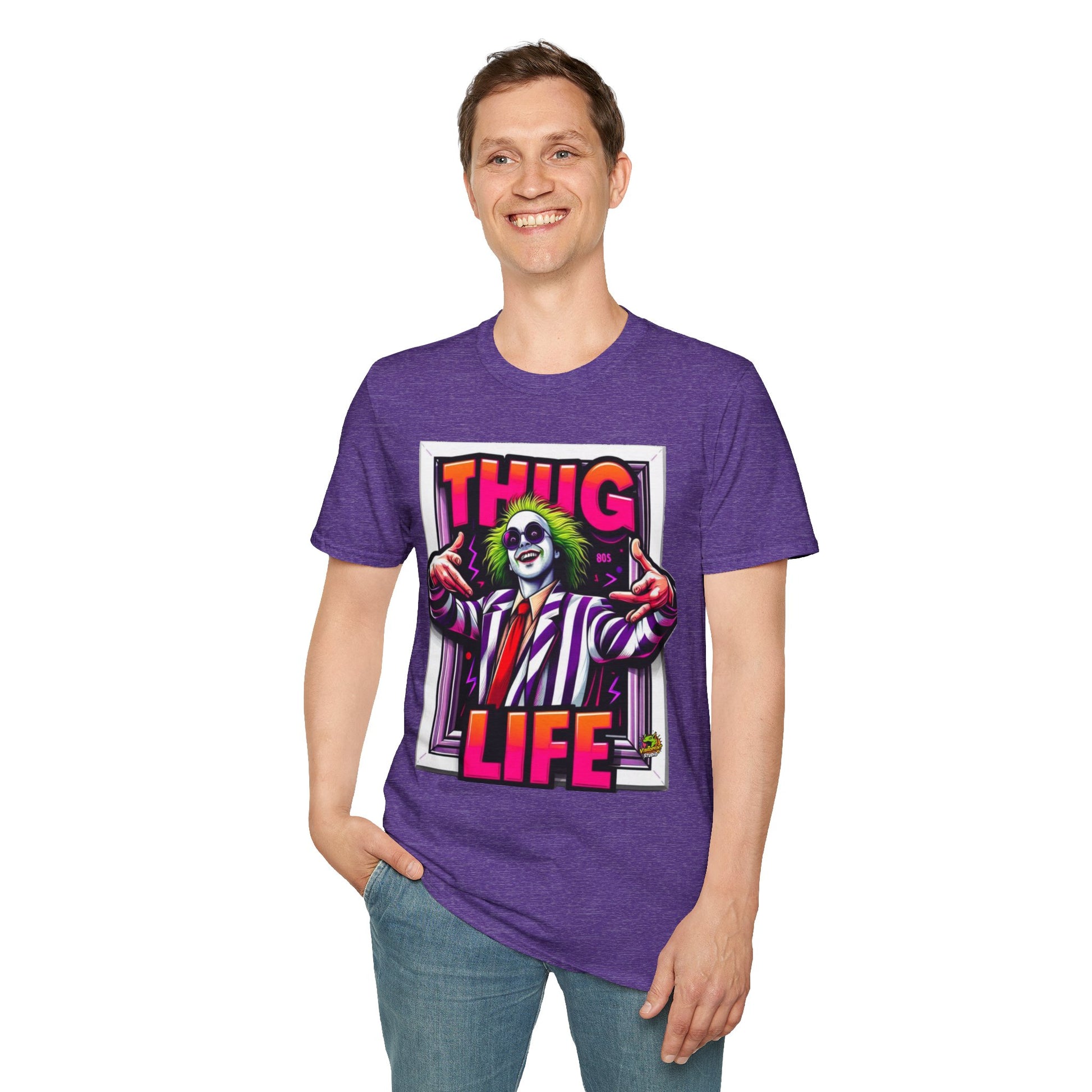 high-quality - Beetlejuice Shirt | Spooky Thug Life Tee | Beetlejuice Graphic T-Shirt for Halloween - premium material. perfect gift idea. Order yours now and stand out with this exclusive piece!