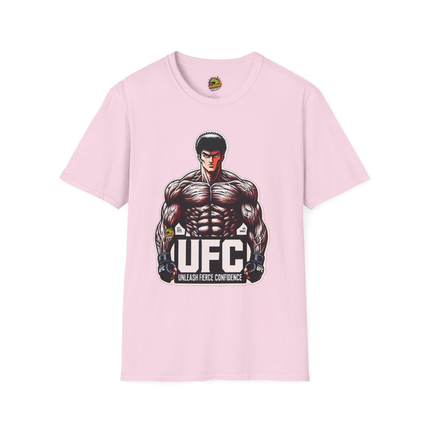 Fierce - UFC T Shirt | Unleash Fierce Confidence | UFC Tee with Baki Anime Inspiration for Athletes - custom-made. limited stock. Order yours now and stand out with this exclusive piece!