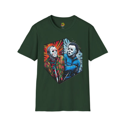 Funny - Funny Jason & Michael Myers Shirt | Halloween Horror T-Shirt - custom-made. perfect gift idea. Order yours now and stand out with this exclusive piece!