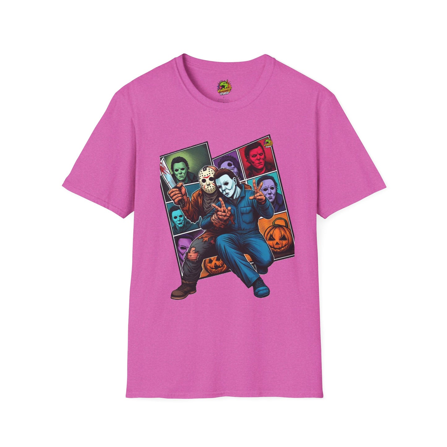 | - Jason Voorhees & Michael Myers Funny Shirt | Halloween Picnic Tee - custom-made. limited stock. Order yours now and stand out with this exclusive piece!