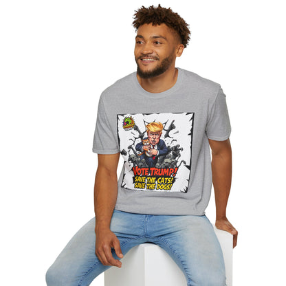 They're Eating the Dogs Tee | Trump Election Satire T-Shirt | Funny Meme Graphic Tee