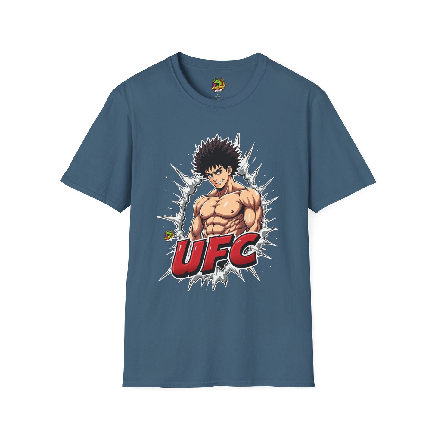 Fierce - UFC T Shirt | Unleash Fierce Confidence | Motivational UFC Tee with Baki Anime Elements - custom-made. limited stock. Order yours now and stand out with this exclusive piece!