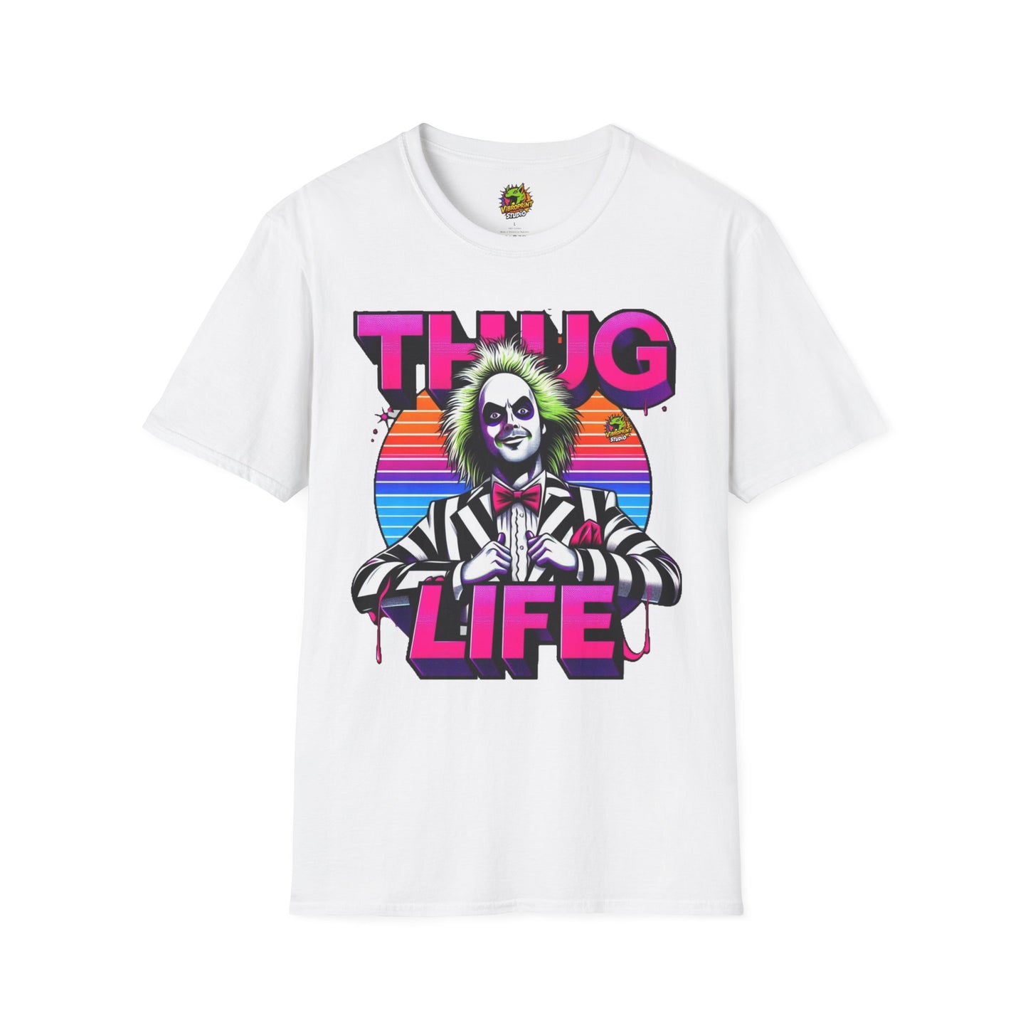 Tee - Beetlejuice Shirt | Thug Life Inspired T-Shirt | Halloween Horror Graphic Tee | Funny Beetlejuice Shirt - premium material. limited stock. Order yours now and stand out with this exclusive piece!