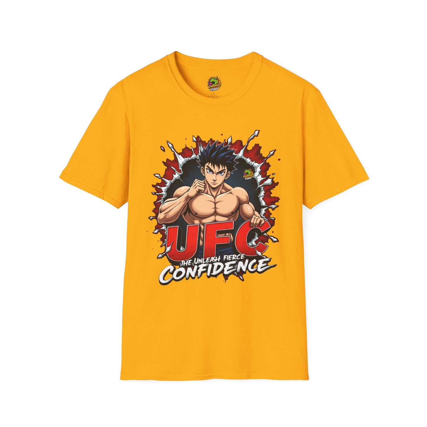 | - UFC T Shirt | Unleash Fierce Confidence | UFC Tee Inspired by Baki Anime for Fitness Enthusiasts - premium material. perfect gift idea. Order yours now and stand out with this exclusive piece!