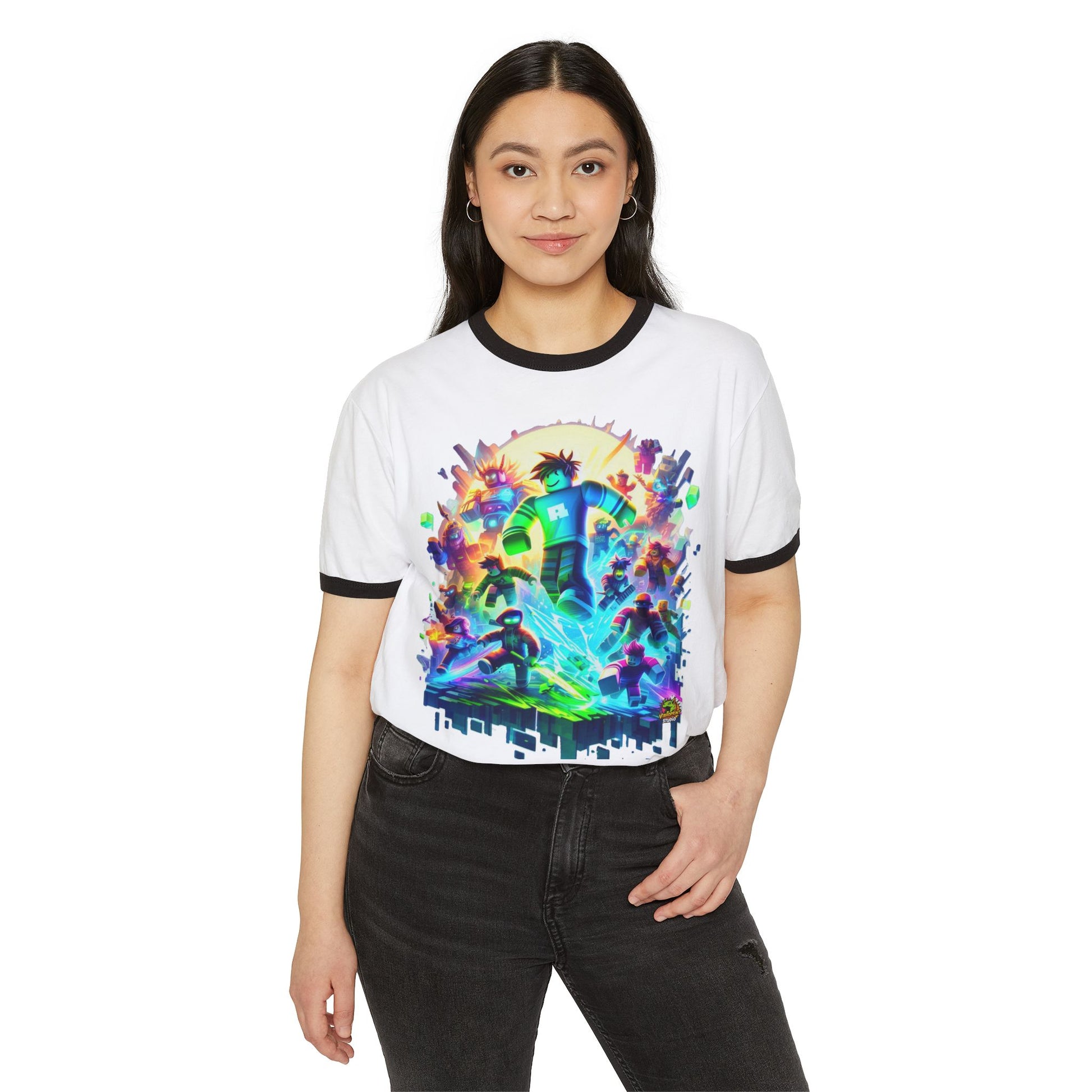 Roblox T Shirt for Gamers of All Ages | Roblox Adventure Tee | Roblox T Shirt - High Quality Image