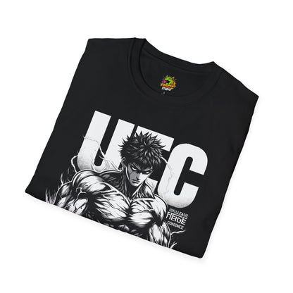 horror-themed apparel - UFC T Shirt | Unleash Fierce Confidence | UFC Tee for Fitness and Baki Anime Fans - unique graphic tee. unique graphic tee featuring iconic horror characters. Order yours now and stand out with this exclusive piece!