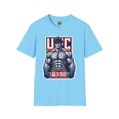 Tee - UFC T Shirt | Unleash Fierce Confidence | Motivational UFC Tee with Baki Anime Strength - premium material. perfect gift idea. Order yours now and stand out with this exclusive piece!