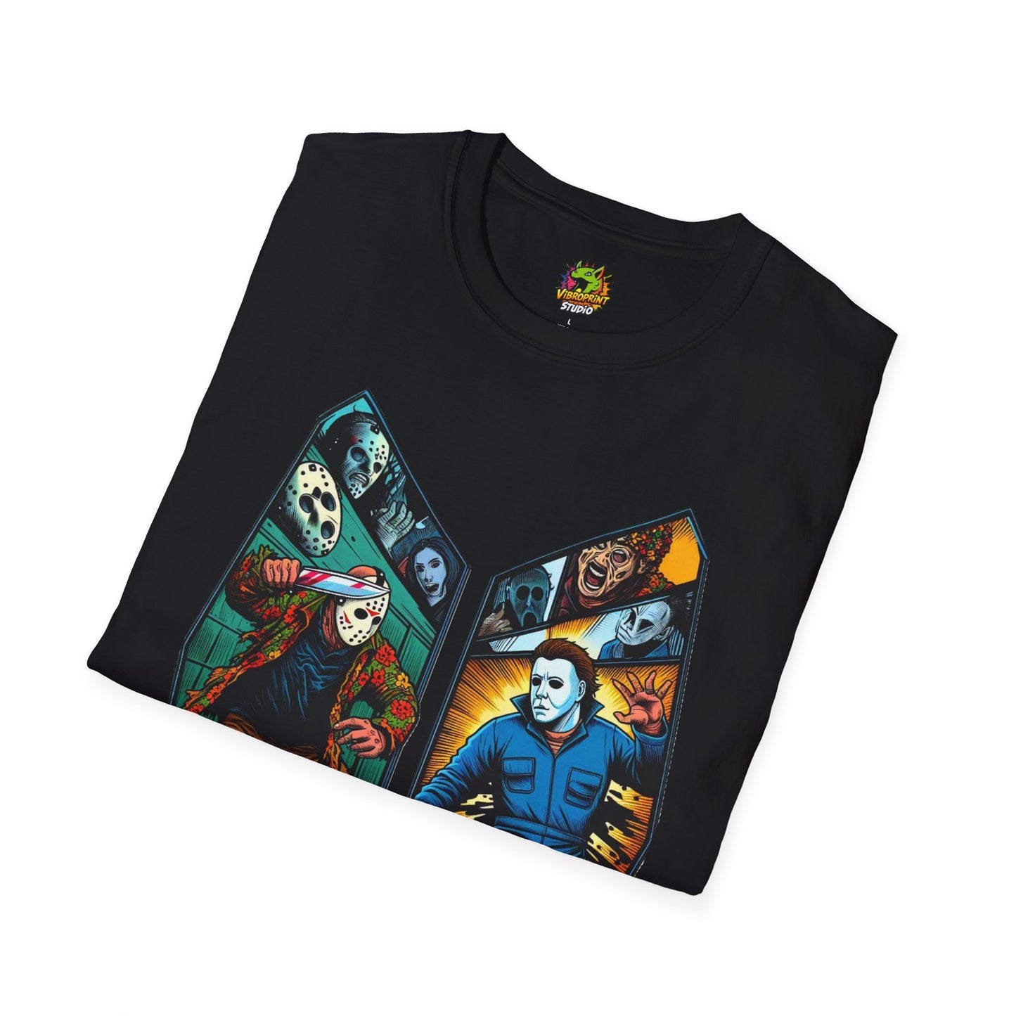 vintage horror shirt - Michael Myers Shirt | Jason & Michael Funny Horror Movie Tee - unique graphic tee. premium horror movie t-shirt for spooky occasions. Order yours now and stand out with this exclusive piece!