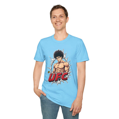 UFC T Shirt | Unleash Fierce Confidence | Motivational UFC Tee with Baki Anime Elements