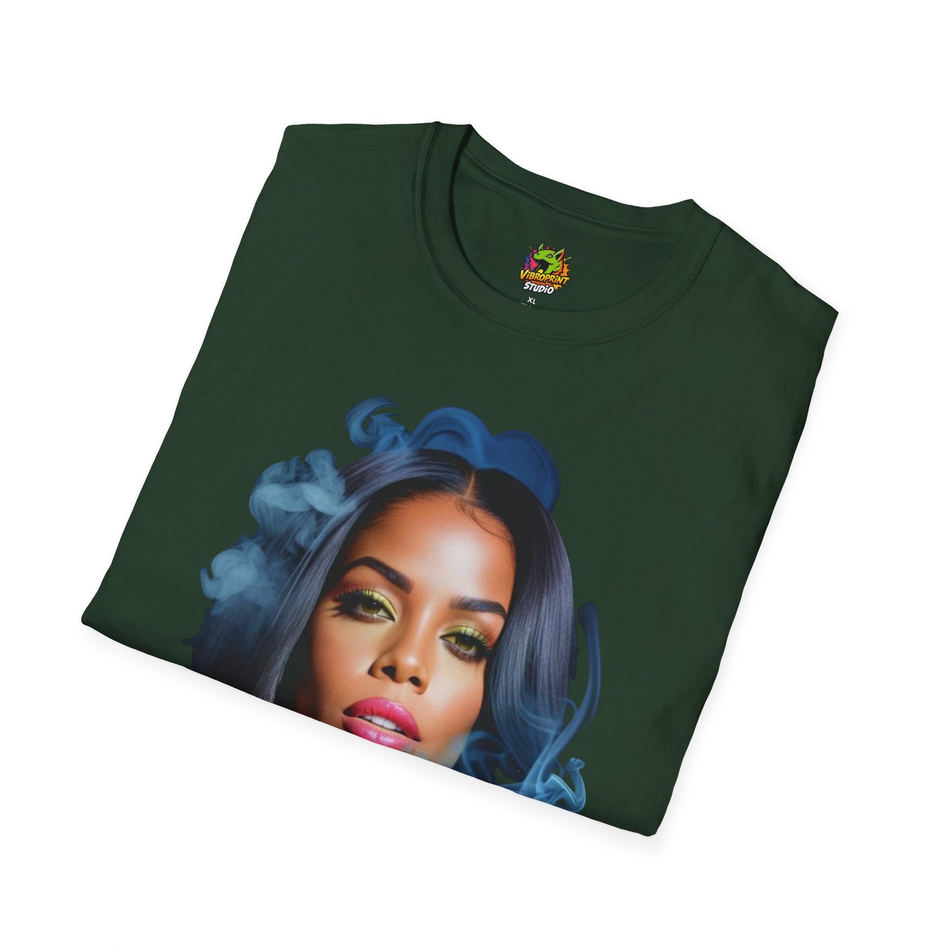 Tribute - Aaliyah shirt | Iconic Memorial Portrait T-Shirt | Tribute to the Princess of R&B - premium material. limited stock. Order yours now and stand out with this exclusive piece!