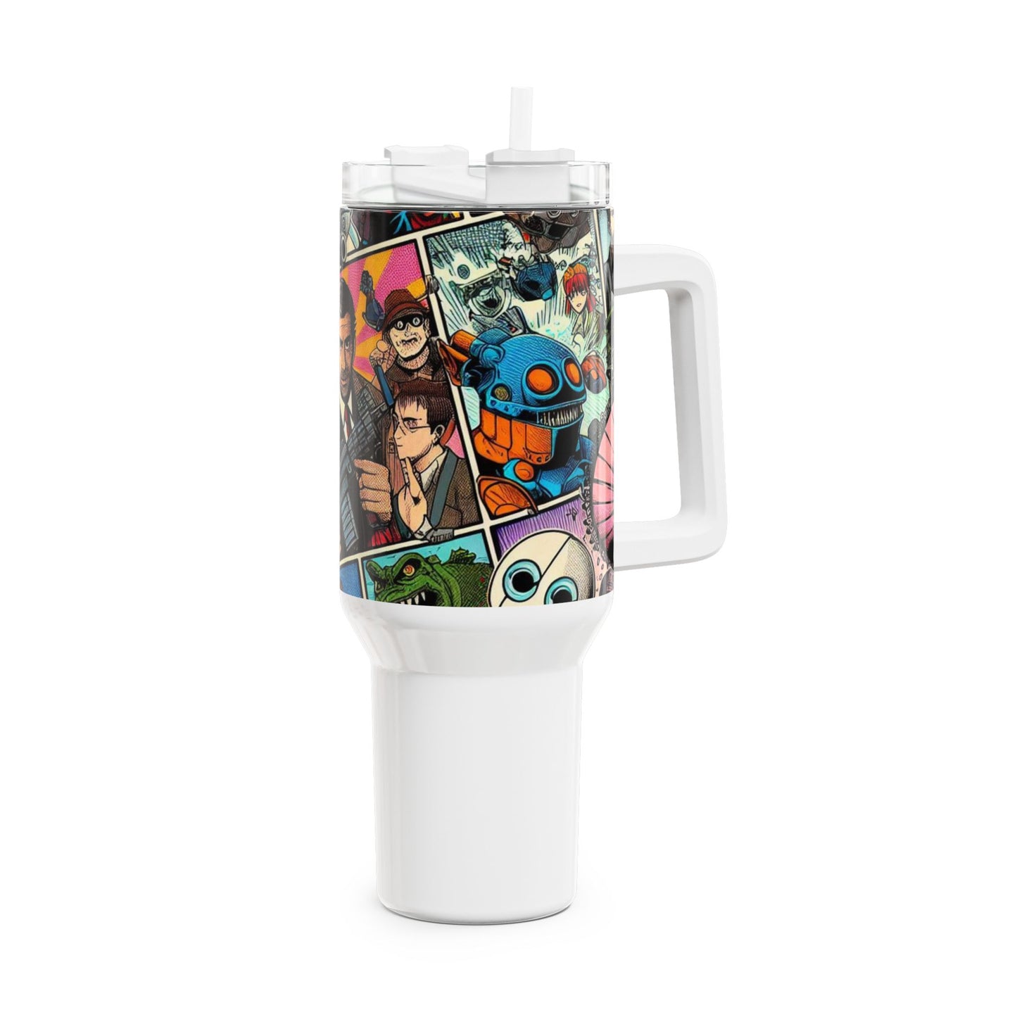 Colorful - Stanley Tumbler | Comics and Anime Themed Tumbler for Gamers | Colorful Geek Drinkware - premium material. perfect gift idea. Order yours now and stand out with this exclusive piece!