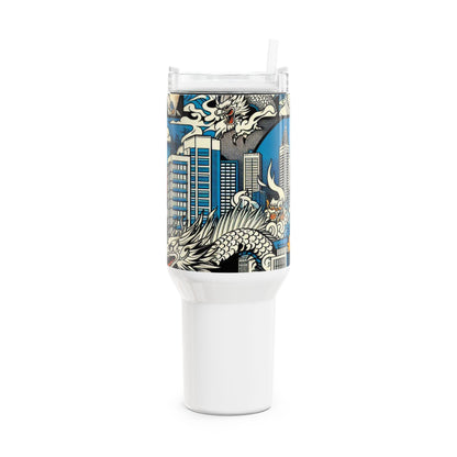 Geeky - Stanley cup | Geeky Cartoon Tumbler for Anime Fans | Colorful Drinkware - custom-made. perfect gift idea. Order yours now and stand out with this exclusive piece!