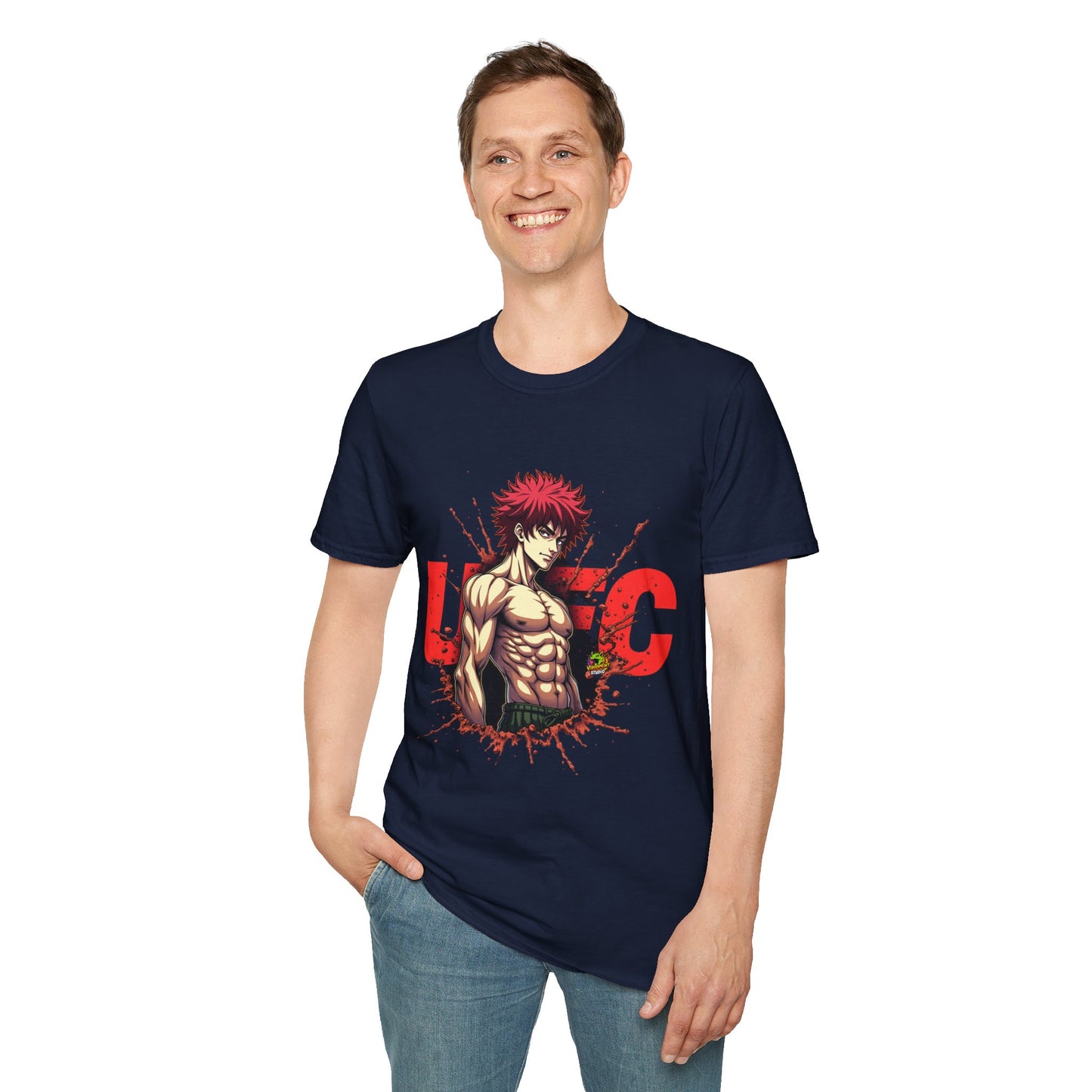 Fierce - UFC T Shirt | Unleash Fierce Confidence | Motivational UFC Tee with Baki Anime T Shirt Influence - custom-made. limited stock. Order yours now and stand out with this exclusive piece!