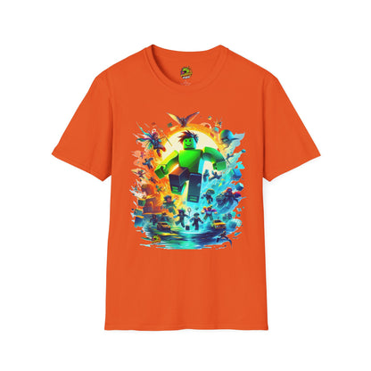 Roblox - Cool Roblox Adventure T-Shirt for Kids | Roblox Graphic Tee | Roblox Inspired Shirt for Boys & Girls | Fun Roblox Gift - premium material. perfect gift idea. Order yours now and stand out with this exclusive piece!