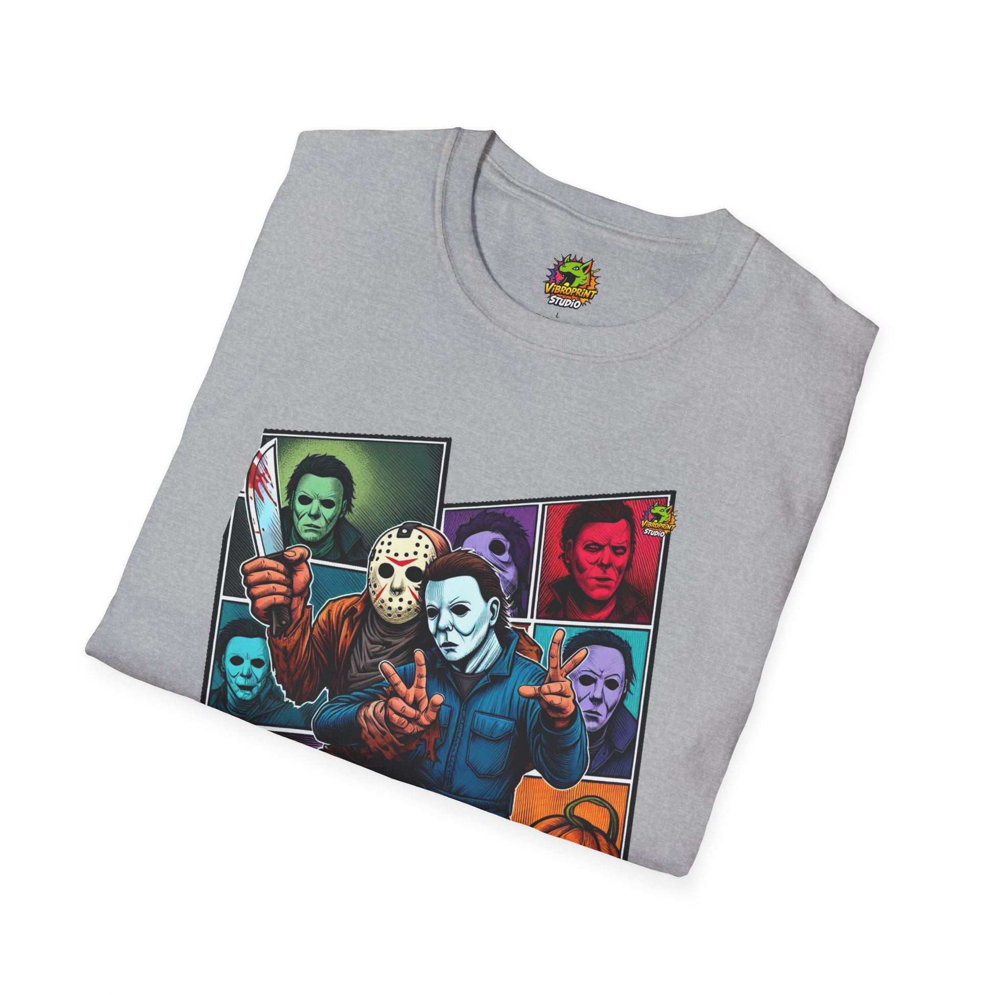 Halloween - Jason Voorhees & Michael Myers Funny Shirt | Halloween Picnic Tee - custom-made. limited stock. Order yours now and stand out with this exclusive piece!