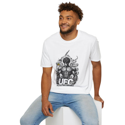 Influence - UFC T Shirt | Unleash Fierce Confidence | Motivational UFC Tee with Baki Anime Influence - custom-made. perfect gift idea. Order yours now and stand out with this exclusive piece!