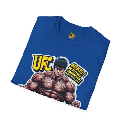 UFC - UFC T Shirt | Unleash Fierce Confidence | Motivational UFC Tee with Baki Anime Elements - custom-made. limited stock. Order yours now and stand out with this exclusive piece!