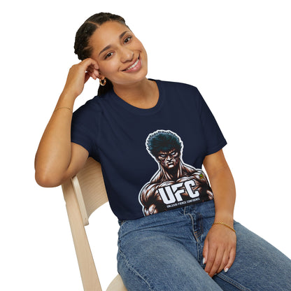 Shirt - UFC T Shirt | Unleash Fierce Confidence | UFC Tee with Baki Anime Motivation for Fitness - premium material. perfect gift idea. Order yours now and stand out with this exclusive piece!