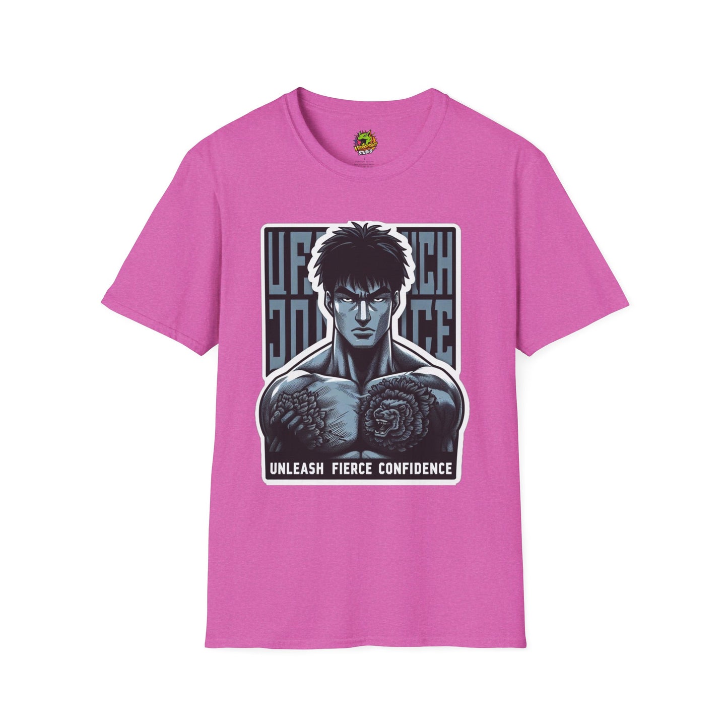 Michael Myers inspired design - UFC T Shirt | Unleash Fierce Confidence | UFC Tee with Baki Anime T Shirt for motivation Inspiration - bold design. spooky season t-shirt with unique flair. Order yours now and stand out with this exclusive piece!