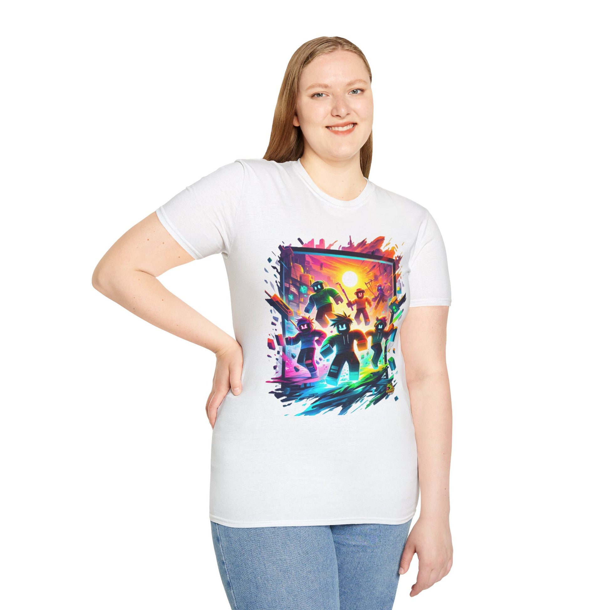 Girls - Roblox Adventure T-Shirt for Boys & Girls | Roblox Graphic Tee | Roblox Kids Clothing | Great Roblox Gift - premium material. limited stock. Order yours now and stand out with this exclusive piece!