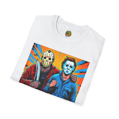 Funny - Jason Voorhees & Michael Myers Shirt | Funny Halloween Horror Tee - custom-made. perfect gift idea. Order yours now and stand out with this exclusive piece!