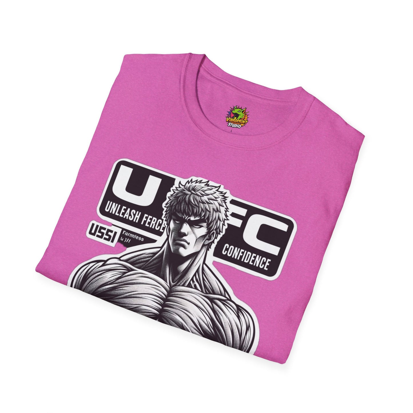 UFC T Shirt | Unleash Fierce Confidence | UFC Tee Inspired by Baki Anime T Shirt for Fitness Lovers