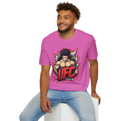 UFC T Shirt | Unleash Fierce Confidence | UFC Tee with Baki Anime Inspiration for Gym