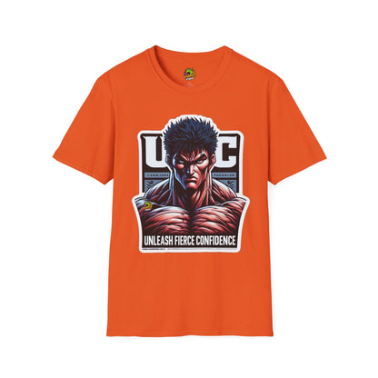 UFC - UFC T Shirt | Unleash Fierce Confidence | UFC Tee with Baki Anime Strength - premium material. limited stock. Order yours now and stand out with this exclusive piece!