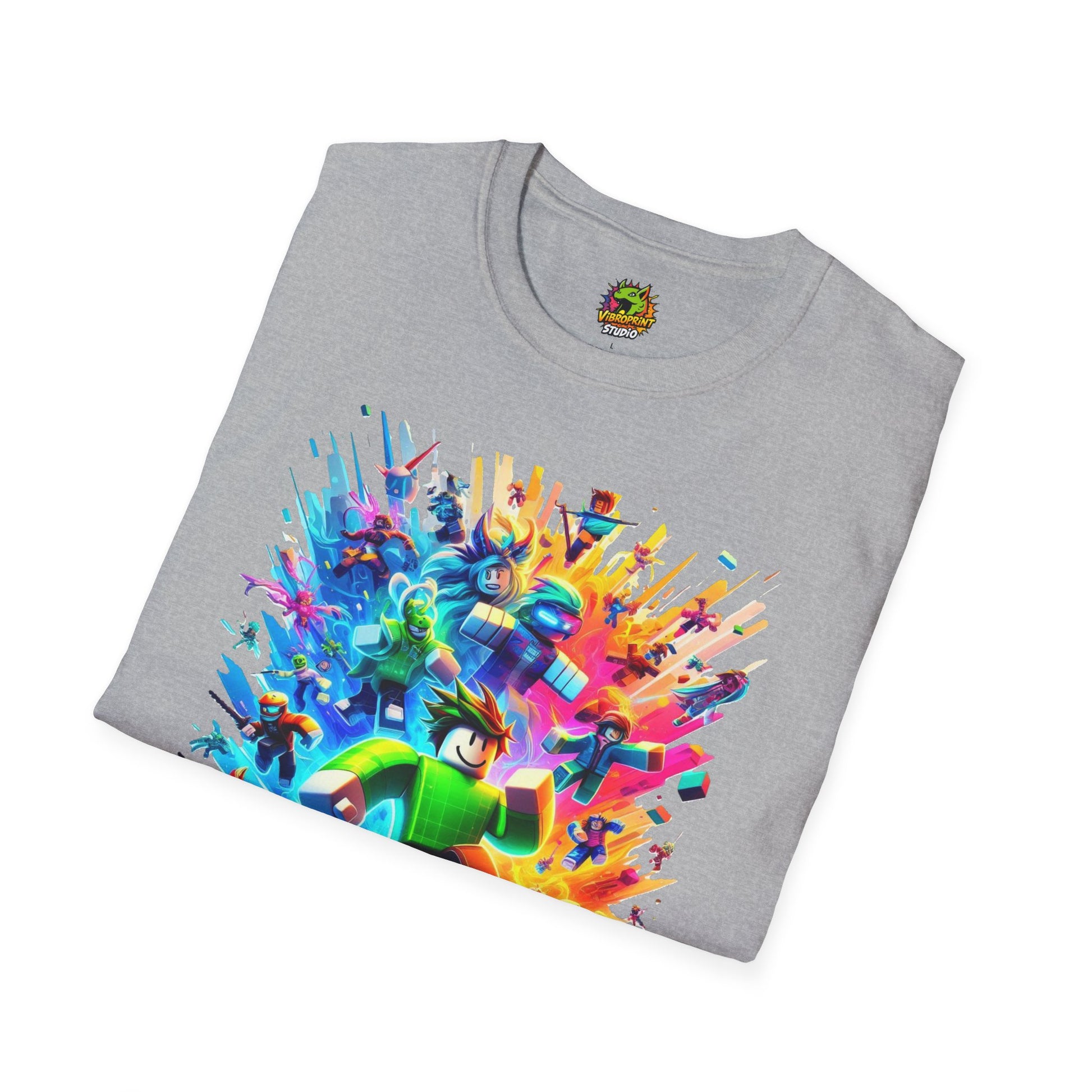 product - Cool Roblox Gamer Tee for Boys & Girls | Roblox Adventure Shirt | Roblox Graphic T-Shirt | Fun Gift for Roblox Lovers - custom-made. limited stock. Order yours now and stand out with this exclusive piece!