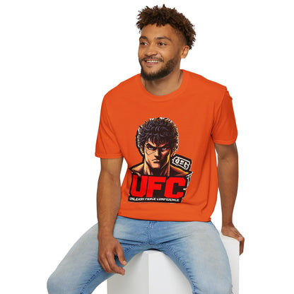 UFC T Shirt | Unleash Fierce Confidence | Motivational UFC Tee with Baki Anime Elements