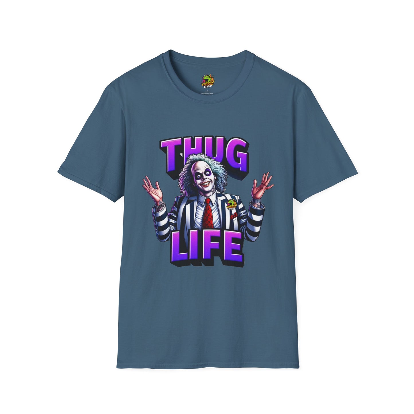 | - Beetlejuice Shirt | Thug Life Halloween Tee | Funny Beetlejuice Graphic T-Shirt - premium material. limited stock. Order yours now and stand out with this exclusive piece!