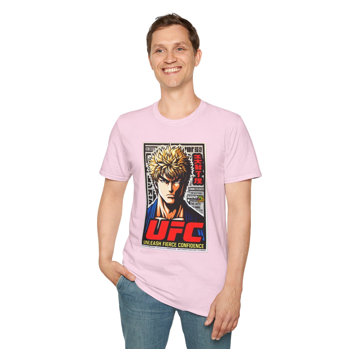 UFC T Shirt | Unleash Fierce Confidence | UFC Tee for Gym Inspired by Baki