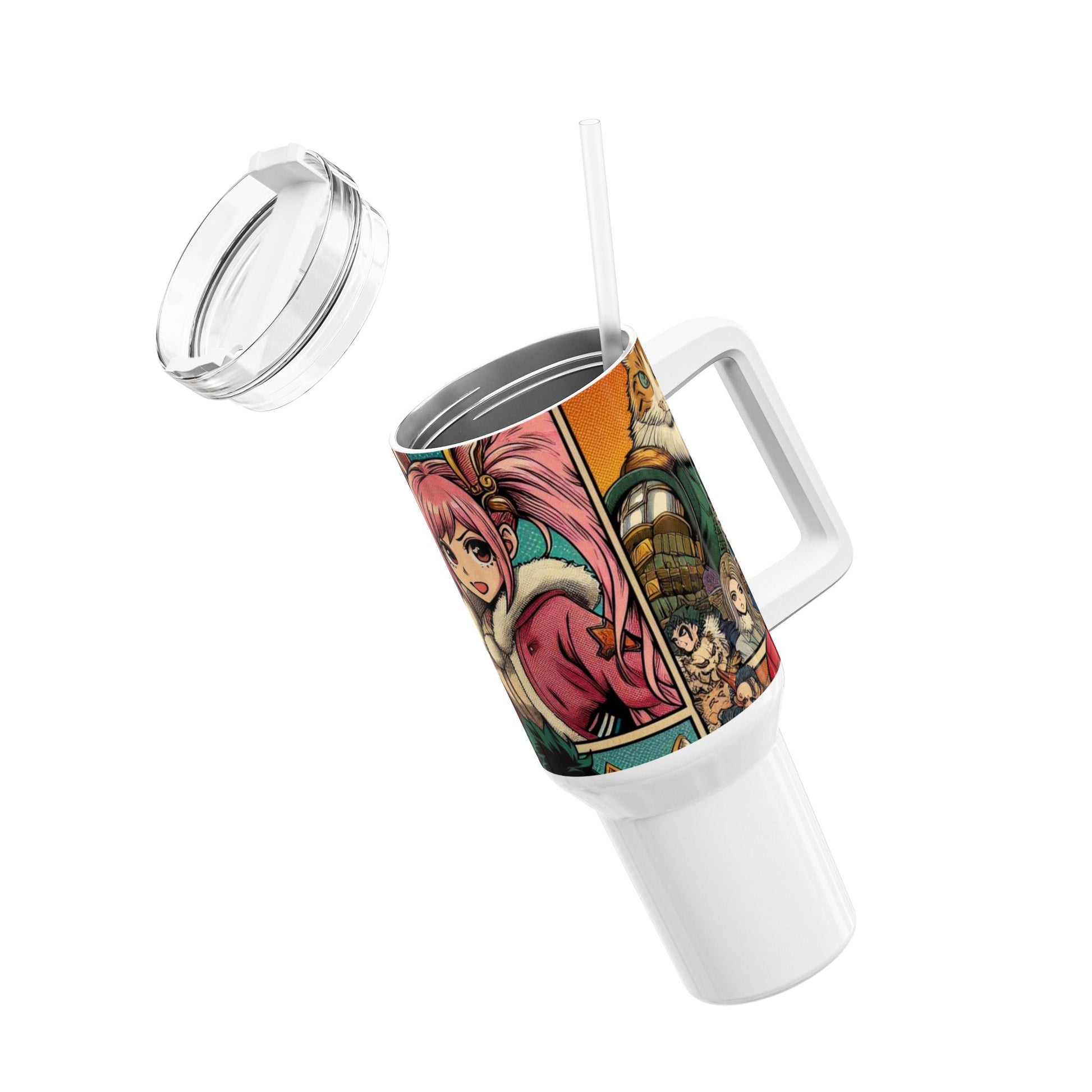 cup - Stanley cup | Anime and Comics Themed Drinkware | Colorful Geek Tumbler - premium material. perfect gift idea. Order yours now and stand out with this exclusive piece!