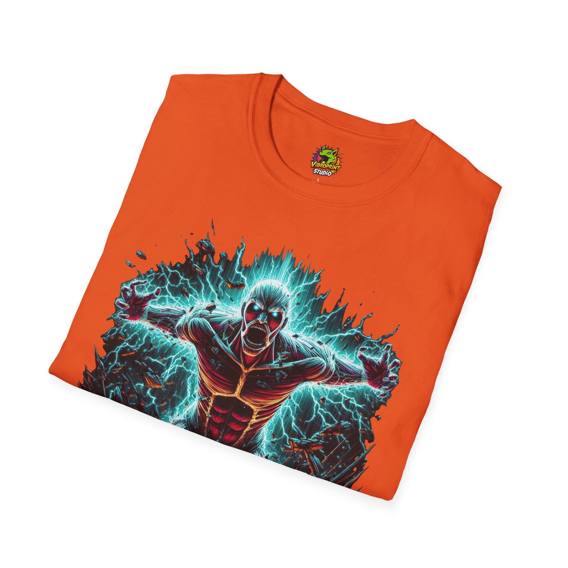 Titan’s - Eren Yeager Titan’s Vengeance Tee | Official Attack on Titan Shirt | - premium material. limited stock. Order yours now and stand out with this exclusive piece!