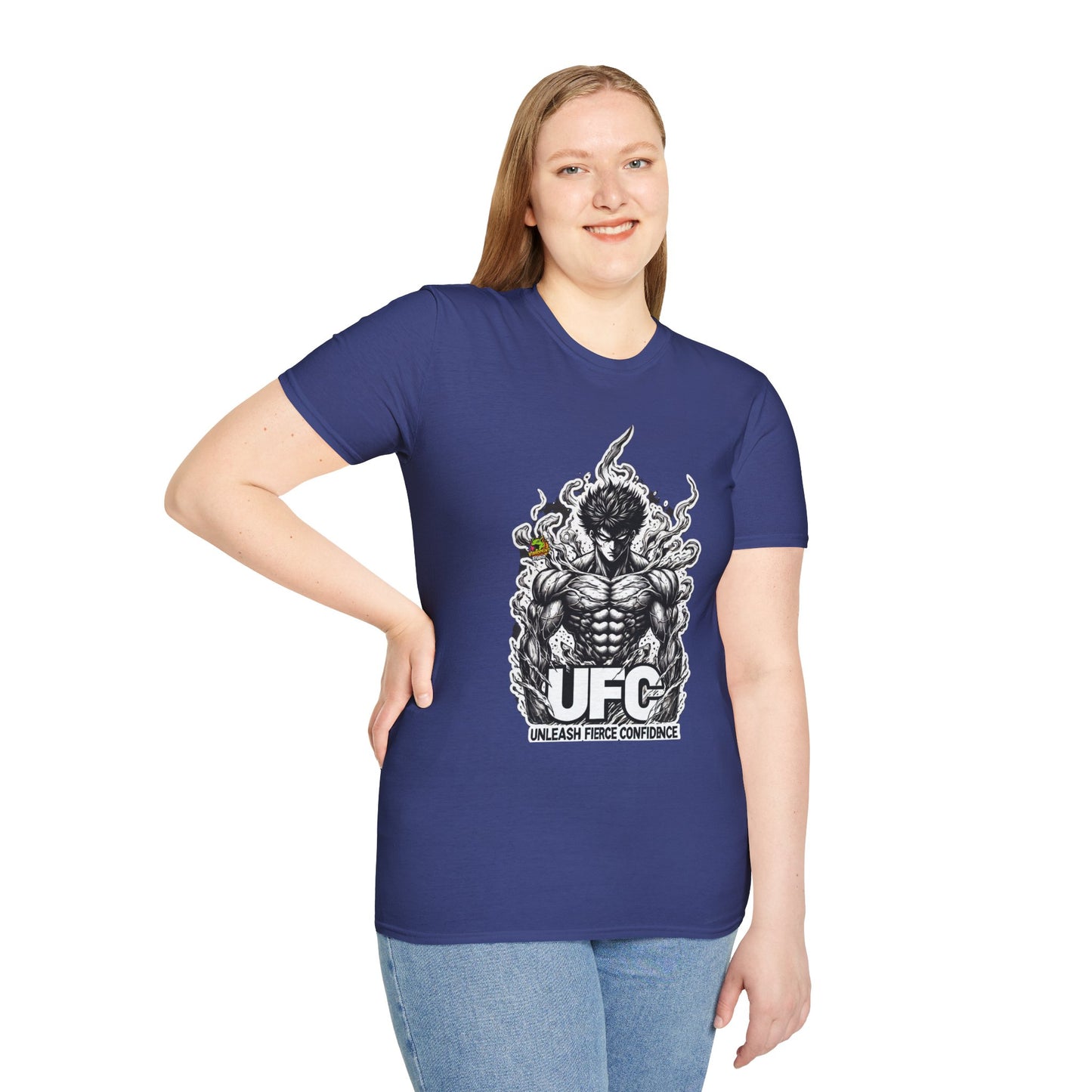 UFC T Shirt | Unleash Fierce Confidence | Motivational UFC Tee with Baki Anime Influence