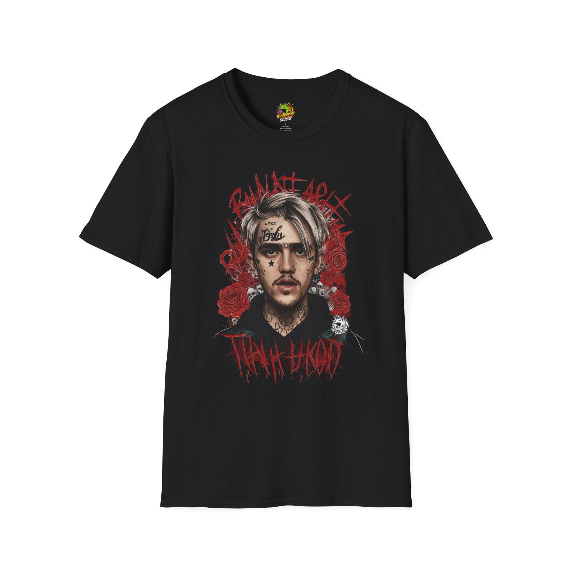 Lil Peep Merch T-Shirt - Original Vibroprint Studio Design - Goth Emo Sadboy Clothing