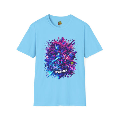 Blocky - Roblox T-Shirt - Blocky Universe - custom-made. perfect gift idea. Order yours now and stand out with this exclusive piece!