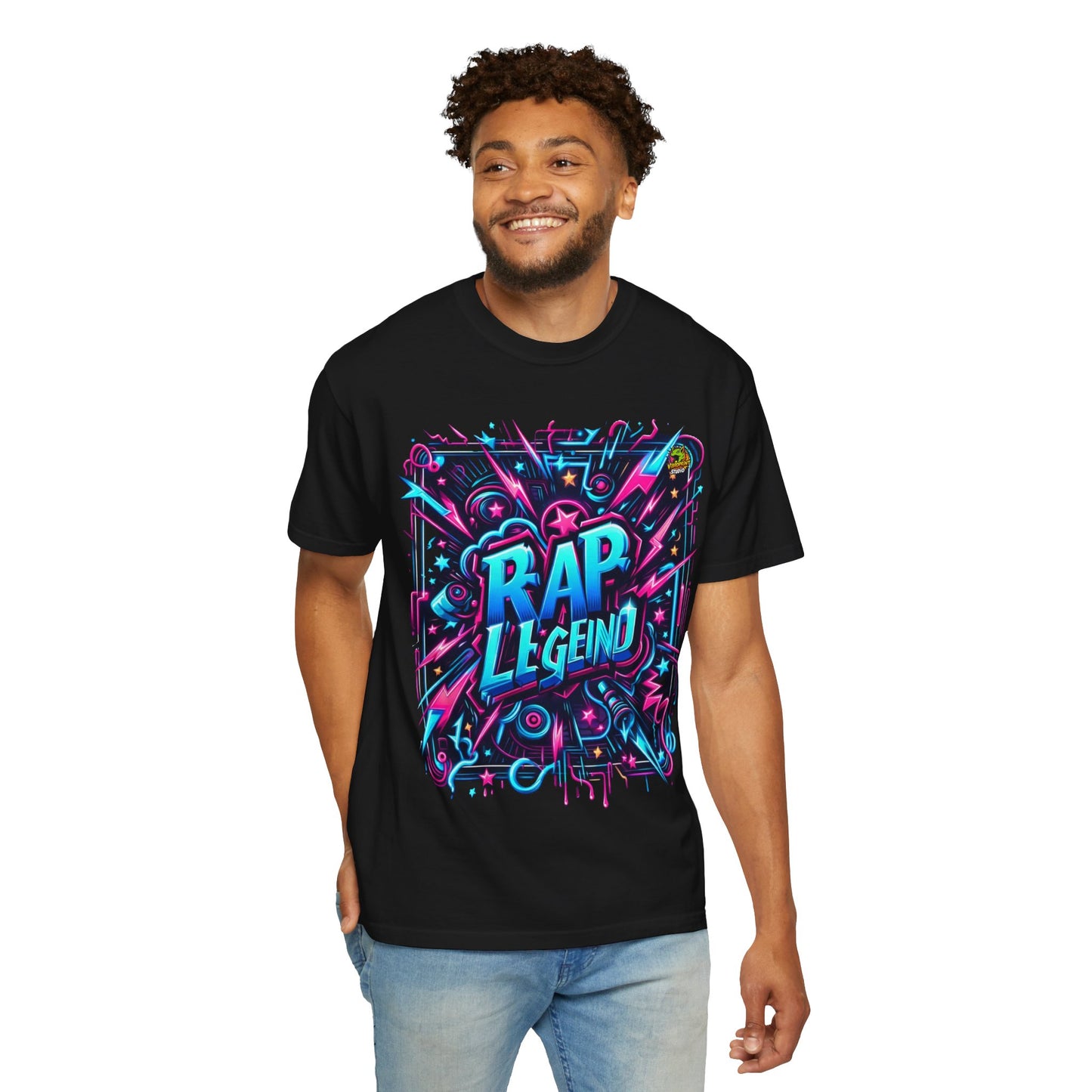 Graffiti - Bold Neon Graffiti Rapper Merch | Street Art Inspired Hip-Hop T-Shirt - custom-made. perfect gift idea. Order yours now and stand out with this exclusive piece!