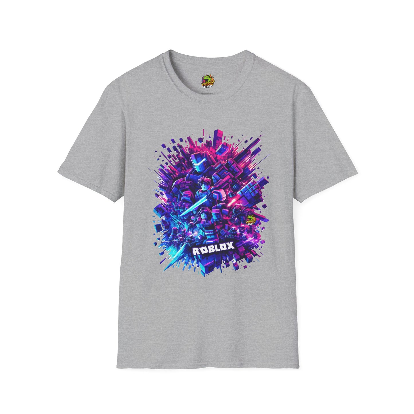 Roblox - Roblox T-Shirt - Blocky Universe - custom-made. limited stock. Order yours now and stand out with this exclusive piece!