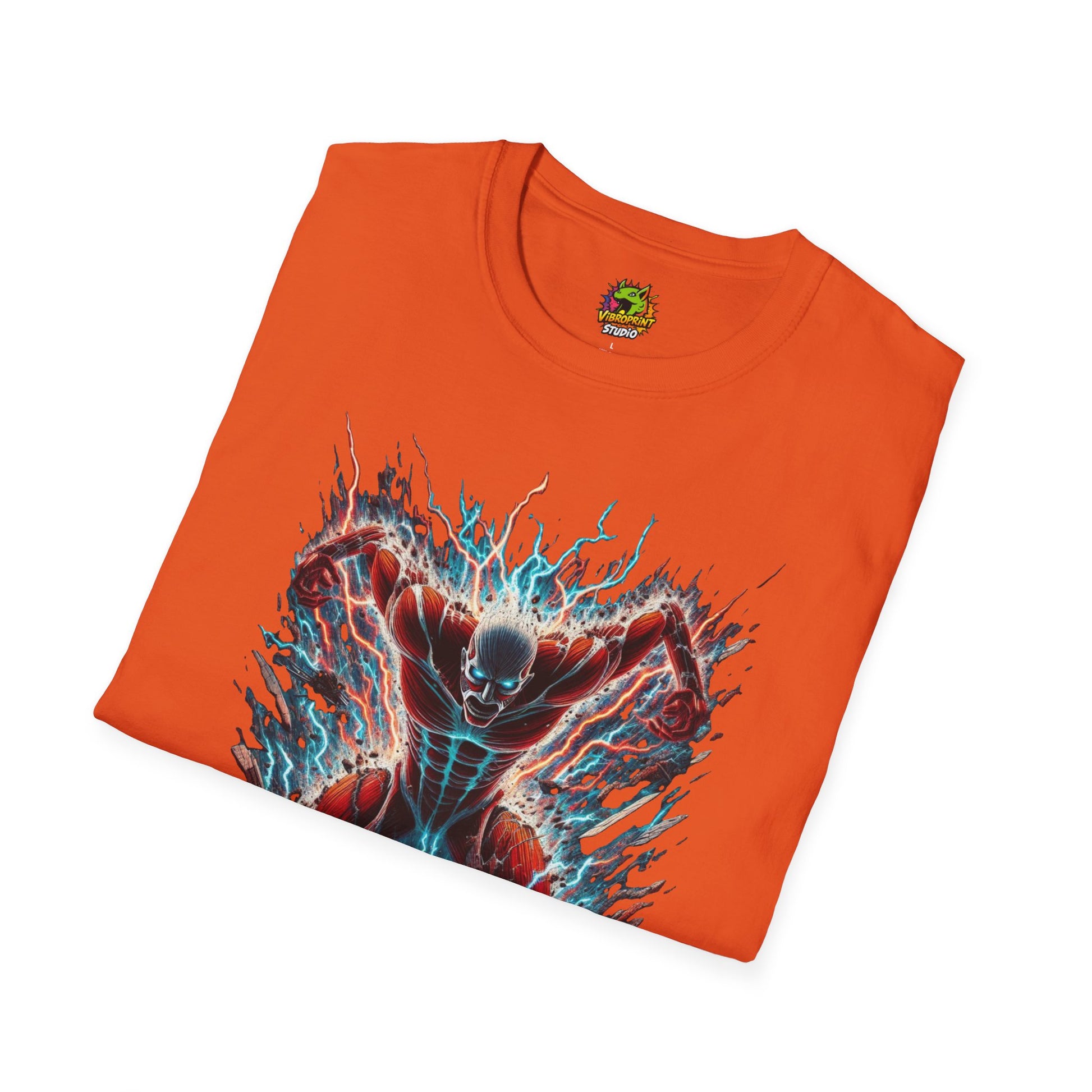 Tee - Eren Yeager Titan’s Courage Tee | Official Attack on Titan Shirt | - premium material. perfect gift idea. Order yours now and stand out with this exclusive piece!