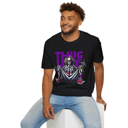 Shirt - Beetlejuice Shirt | Thug Life Halloween Tee | Classic Beetlejuice Graphic T-Shirt for Fans - premium material. perfect gift idea. Order yours now and stand out with this exclusive piece!