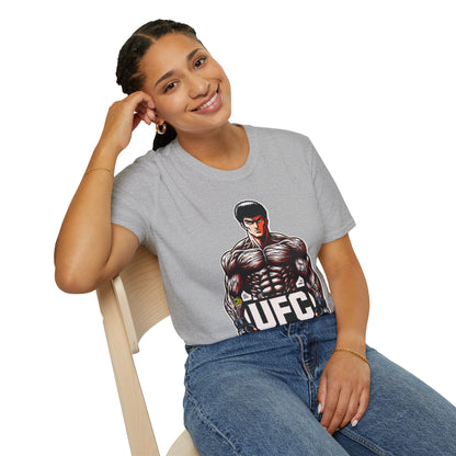 UFC T Shirt | Unleash Fierce Confidence | UFC Tee with Baki Anime Inspiration for Athletes