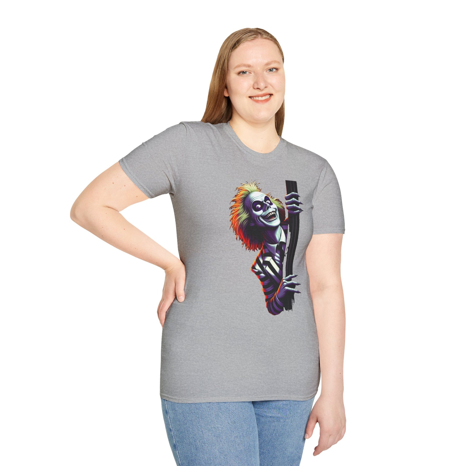 Tee - Beetlejuice Shirt | Creepy Beetlejuice Tee | Beetlejuice Fan Shirt | Beetlejuice Graphic Shirt - custom-made. limited stock. Order yours now and stand out with this exclusive piece!