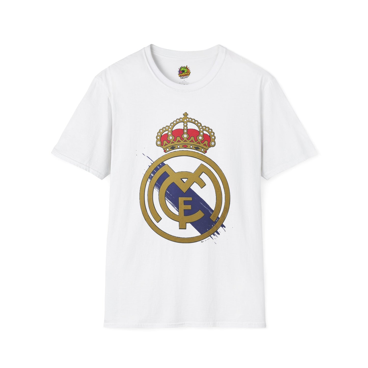 Real Madrid Jersey Fun Fan Edition - Football Club Vibroprint Design Shirt