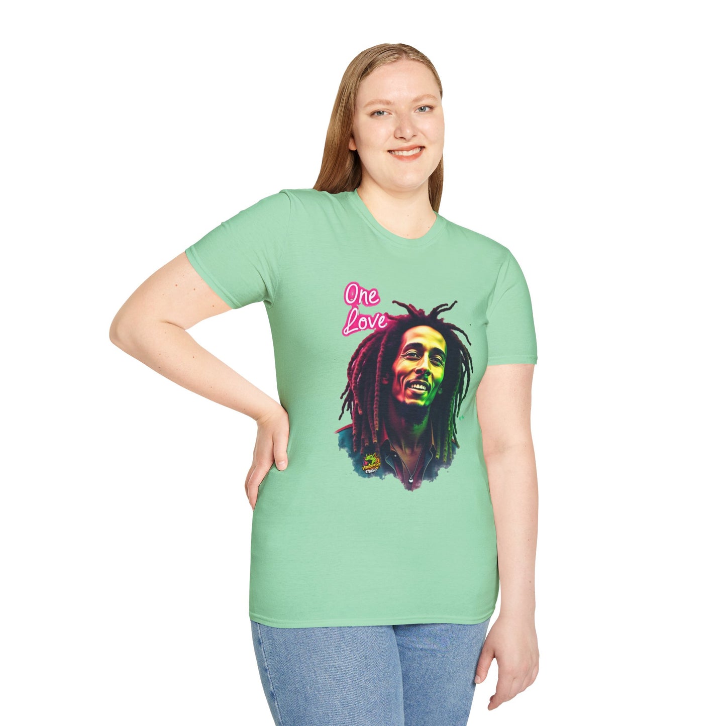 Bob Marley T-Shirt - Lion of Judah - VibroPrint Studio