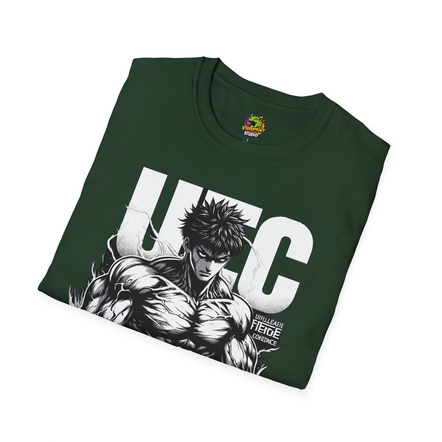 UFC T Shirt | Unleash Fierce Confidence | UFC Tee for Fitness and Baki Anime Fans