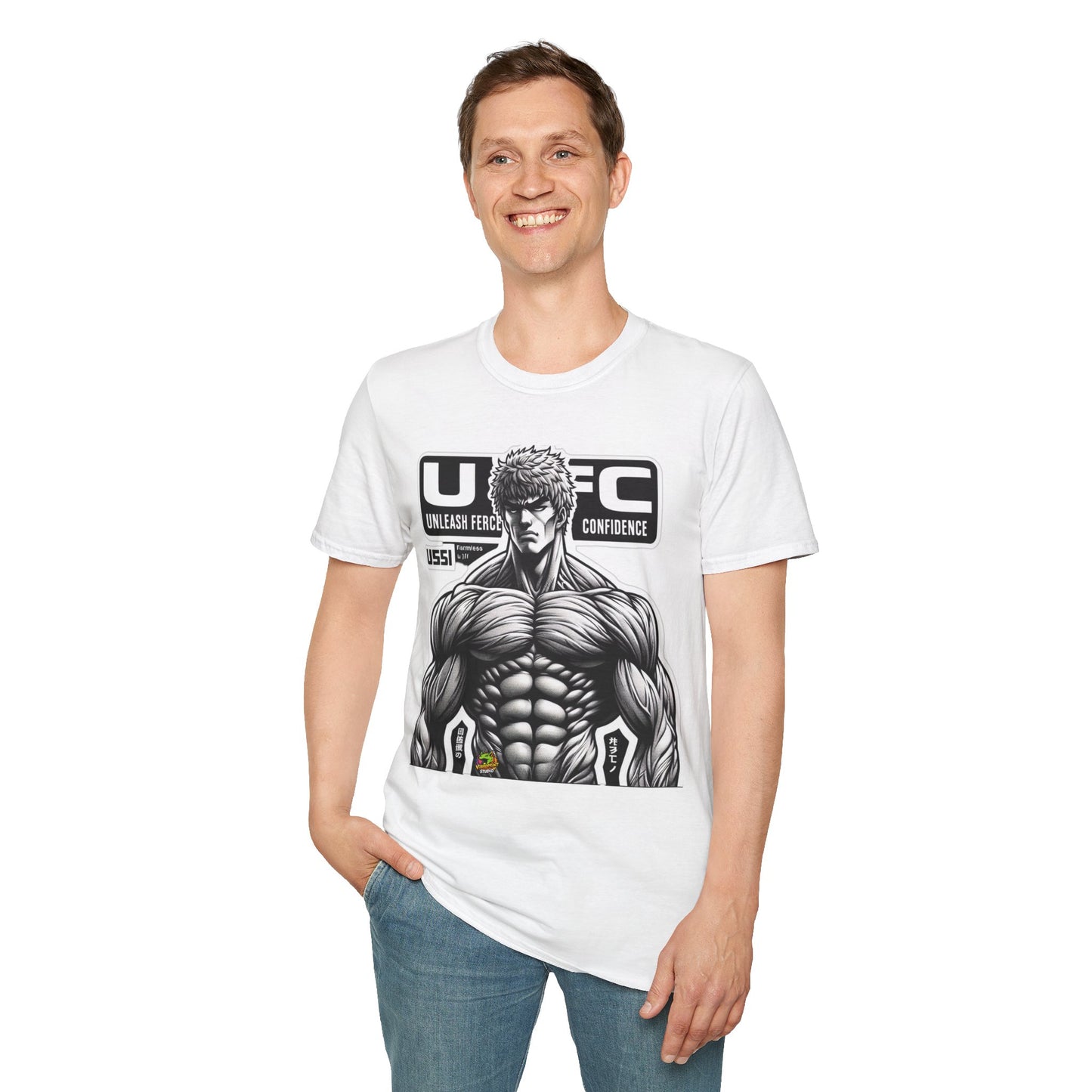 UFC T Shirt | Unleash Fierce Confidence | UFC Tee Inspired by Baki Anime T Shirt for Fitness Lovers