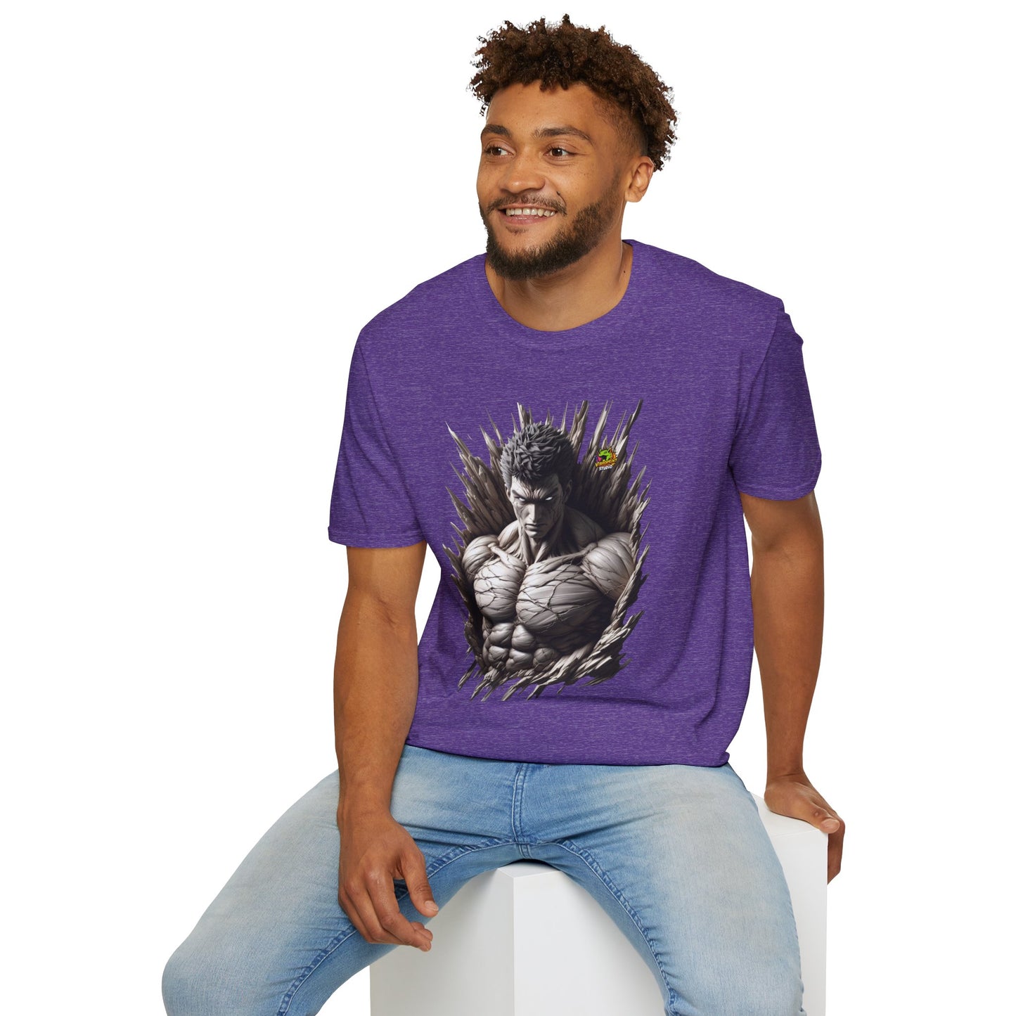 UFC T Shirt | Unleash Fierce Confidence | UFC Tee with Baki Anime Elements for Fitness Enthusiasts