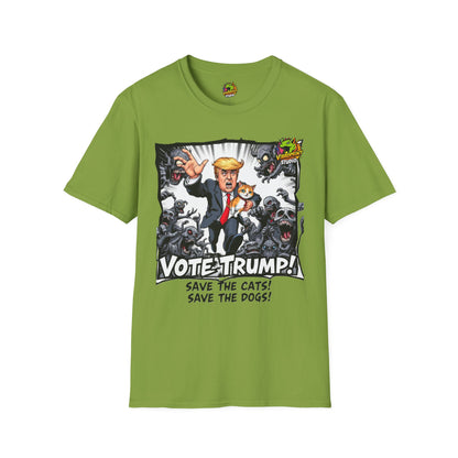 Political - They're Eating the Dogs Tee | Satirical Political Humor Shirt | Trump Election Graphic Tee - custom-made. limited stock. Order yours now and stand out with this exclusive piece!