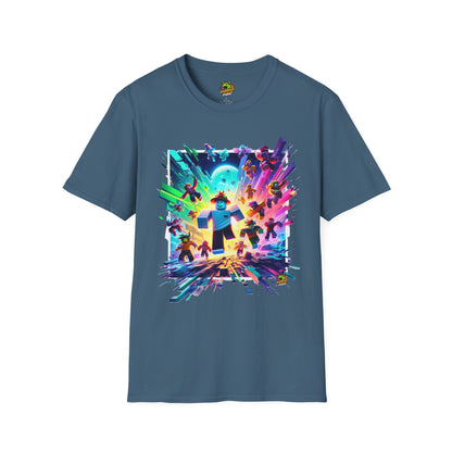 | - Cool Roblox Adventure Tee for Kids | Roblox Graphic T-Shirt | Roblox Clothing for Boys & Girls | Fun Gift for Roblox Fans - premium material. perfect gift idea. Order yours now and stand out with this exclusive piece!